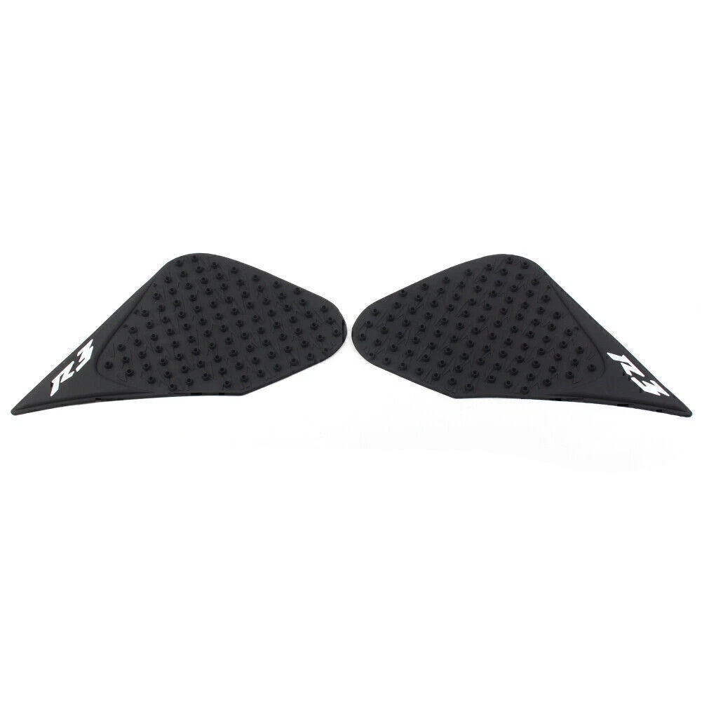 Black Gas Tank Pad Traction Decal for Yamaha YZF-R3 (2014-2023)