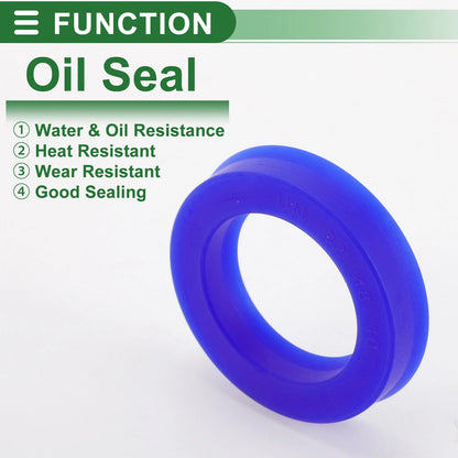 Oil Seal Seal Ring Rotary Shaft Seal TPU 32x48x10mm Blue 5 Pcs