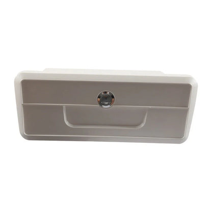 Boat Glove Box with Lock & 2 Cup Holders for Marine Storage