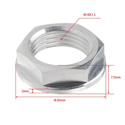 Front Axle Shaft Lock Nut M18XP1.5 for Suzuki RMZ250 RMZ450 (2004-2020)