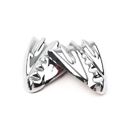Chrome Inner Fairing Mirror Block Off Covers for Harley Street Glide (06-13)