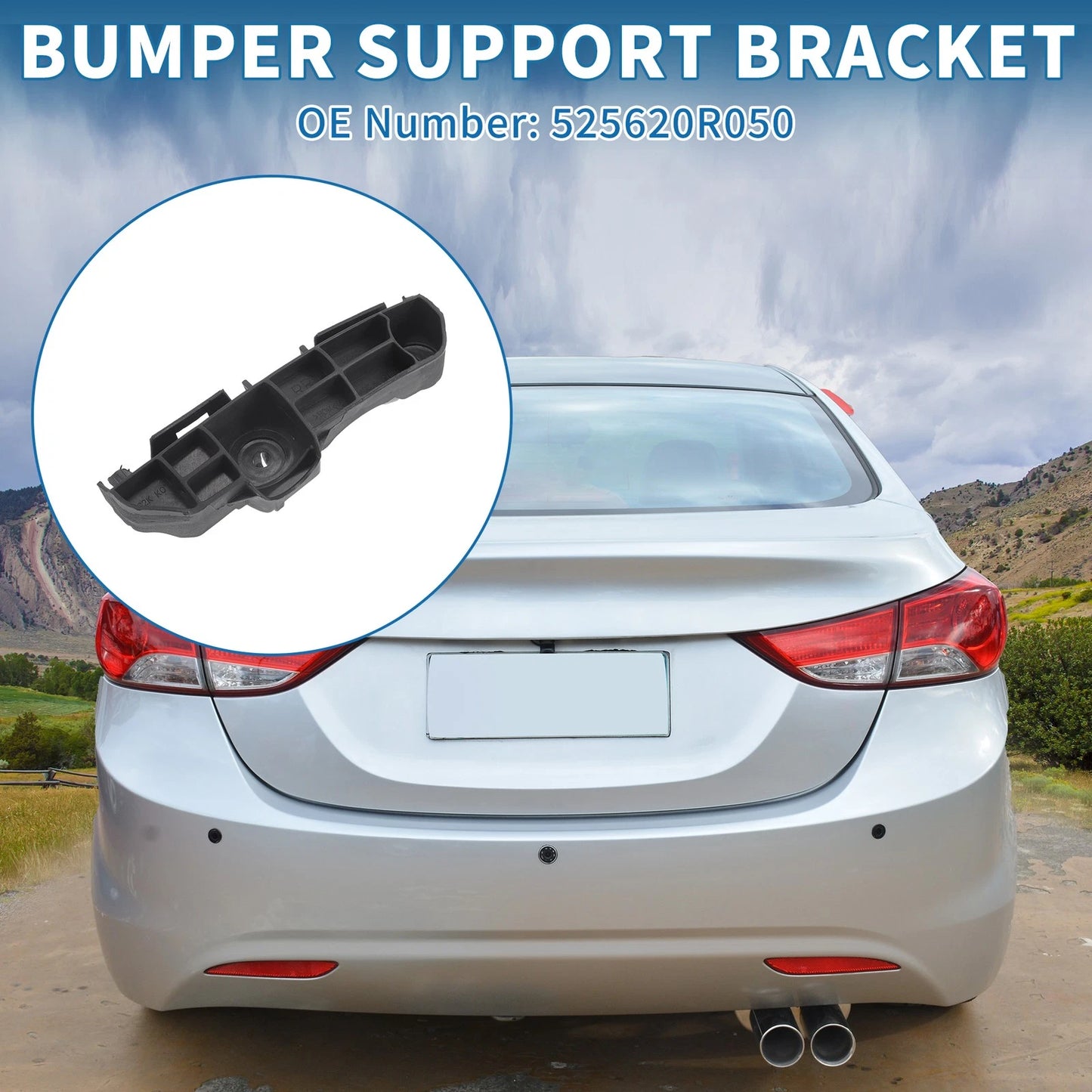 1 x Right Rear Bumper Retainer Bracket for Toyota RAV4 (2016–2018)