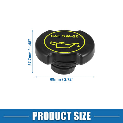 Engine Oil Filler Cap for Ford E-250 4.6L (2003-2007) Black