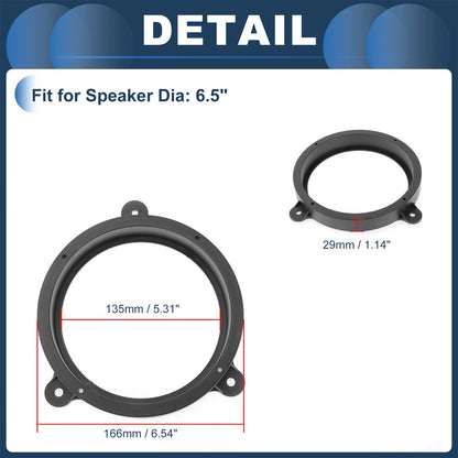 6.5" Speaker Spacer Ring Adaptor for Subaru  -  Pcs