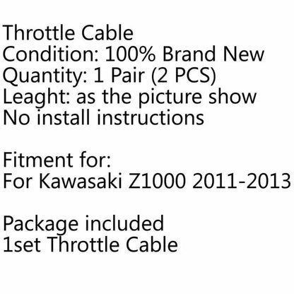 Throttle Cable for Kawasaki Z1000 (2011-2013)