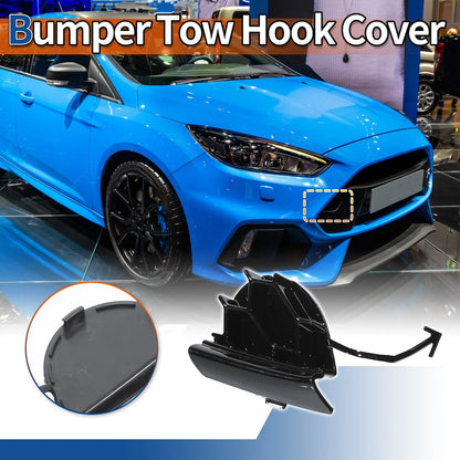 Front Right Tow Hook Cover for Ford Focus (2014-2018) Gloss Black