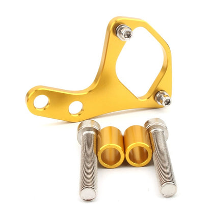 Ignition Key Relocation Bracket Gold for Triumph Bonneville Scrambler T100 (2001-2015)