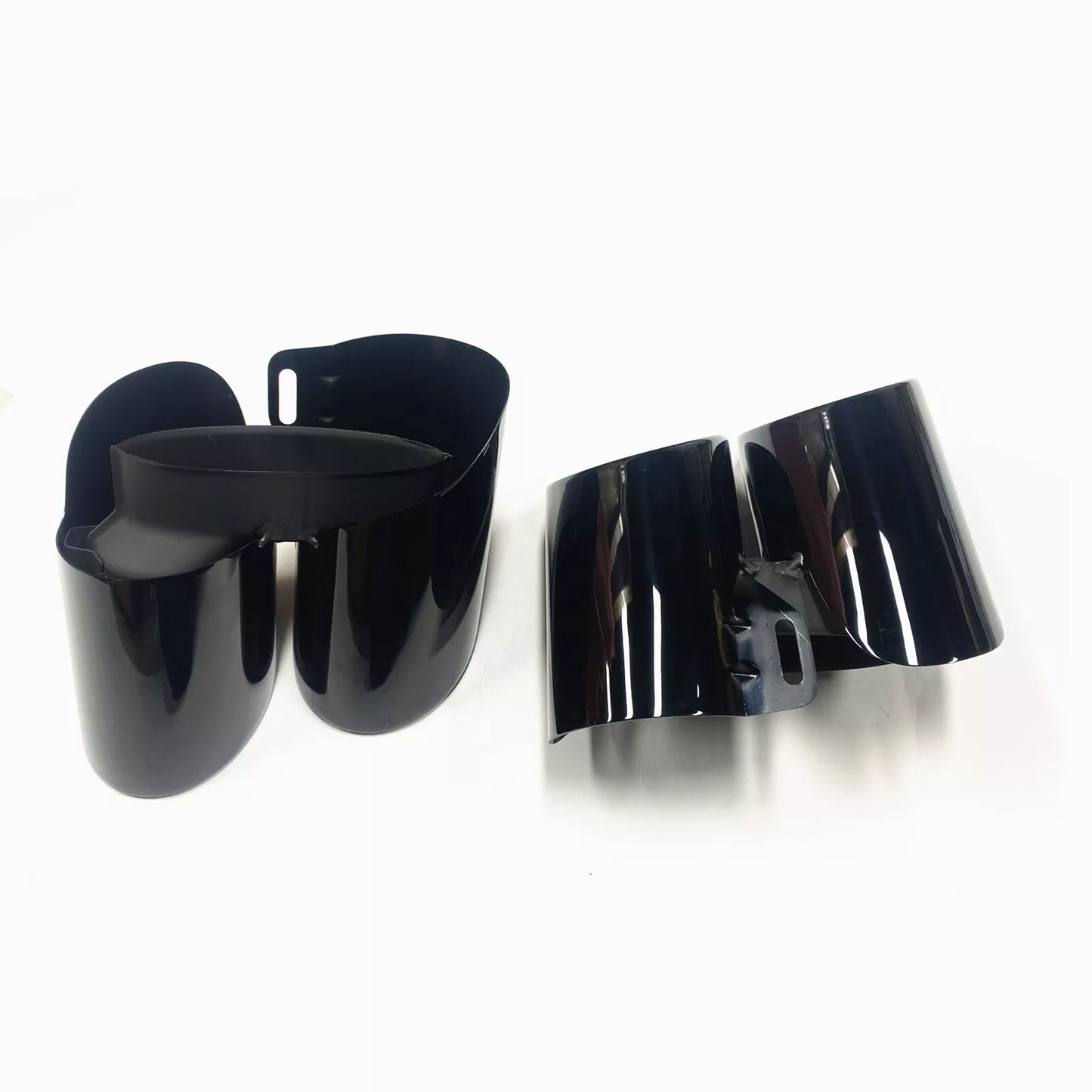 Exhaust Tips for Porsche Panamera 971 (2017-2021) - Stainless Steel Black