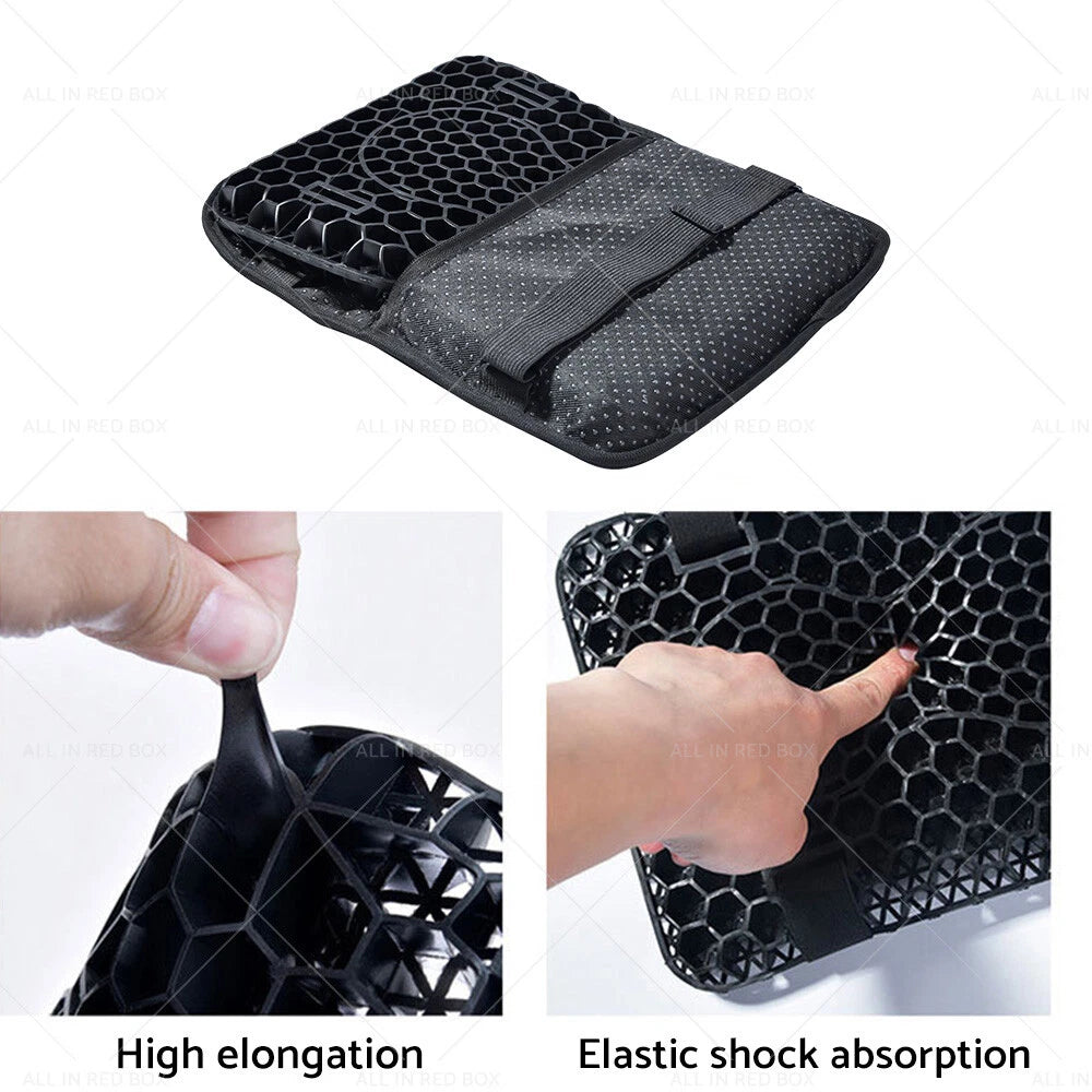 Comfort Gel Motorcycle Seat Cushion Cover for Motorbike