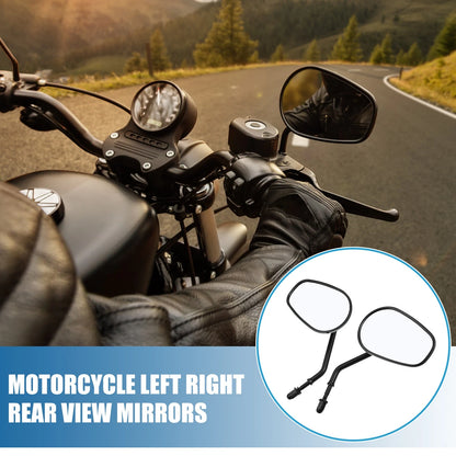 Left Right Rear View Mirrors for Harley Davison Dyna Low Rider