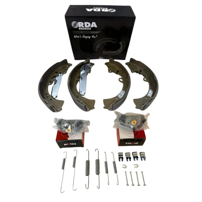 2 x Rear Drum Brake Shoes Overhaul for Toyota Hilux GGN KUN SR5 4WD