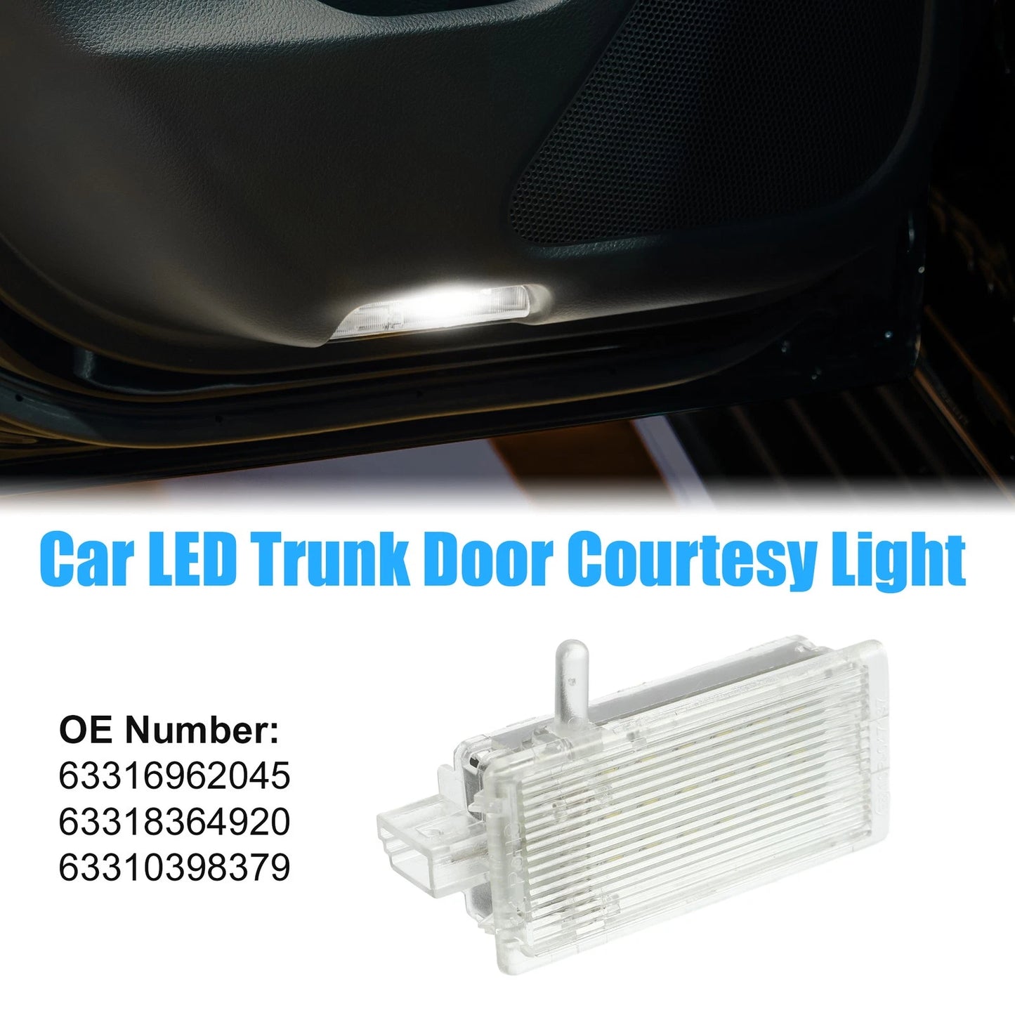 Trunk Light Courtesy Footwell Boot Lamp for BMW 128i 135i (2008-2011)