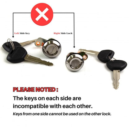 Door Lock Safety Key Set L+R Fits Isuzu KBZ Holden Rodeo Pickup UTE 1981-88 D08