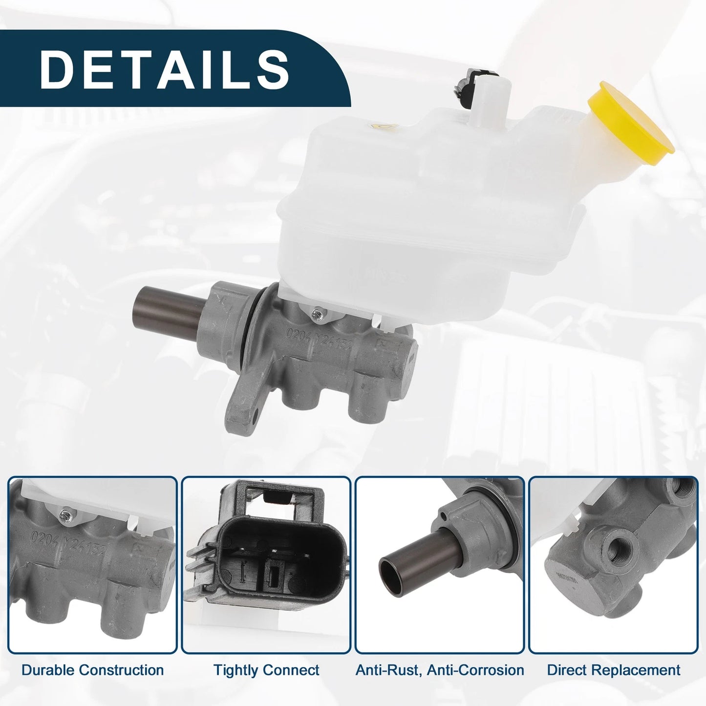 Brake Master Cylinder with Reservoir for Ford Transit Mk7 (2006-2014)