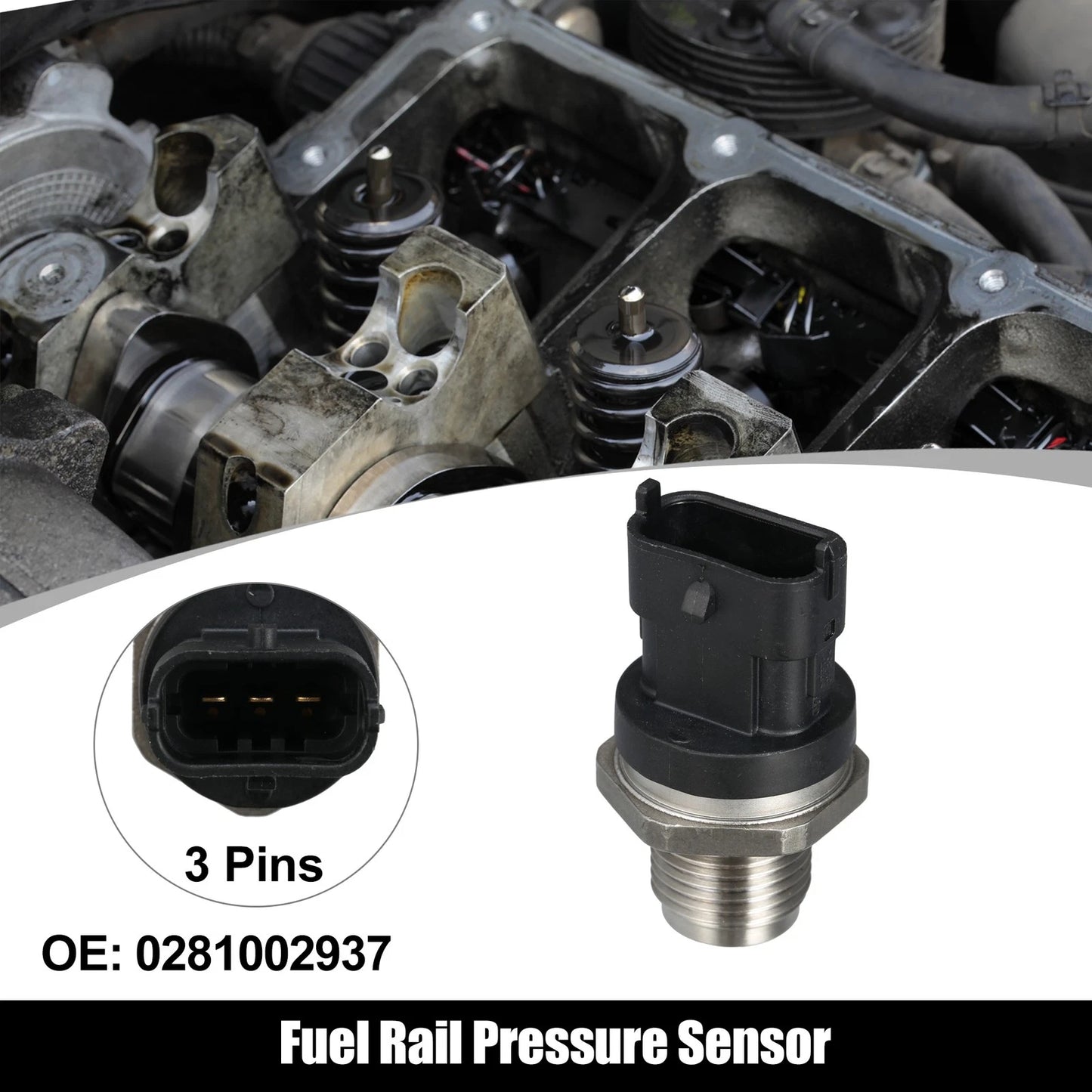 Fuel Rail Pressure Sensor for Ford (2000-2004)