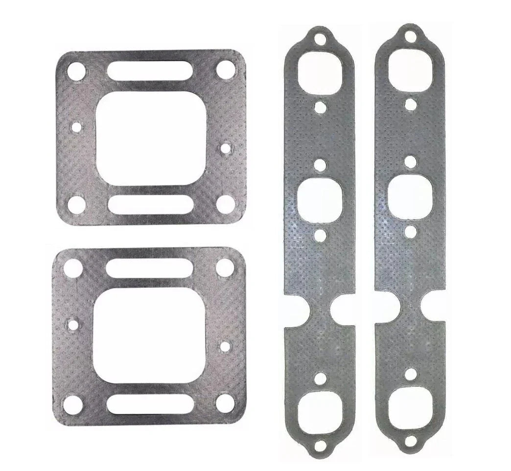 Exhaust Gasket Manifold for Mercruiser 4.3L V6 Riser Block Elbow Kit