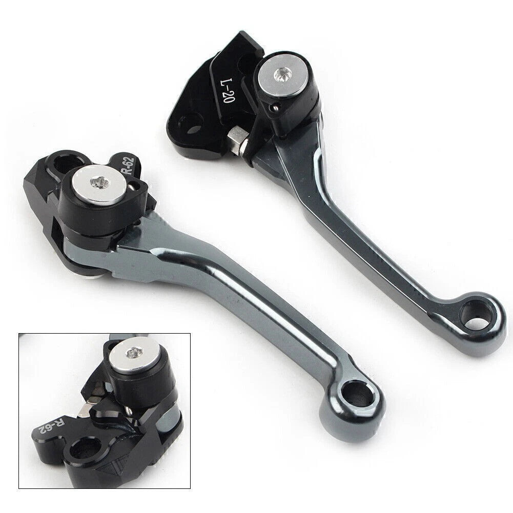 Grey Brake Clutch Levers for Suzuki RMZ450 (2005-2022)
