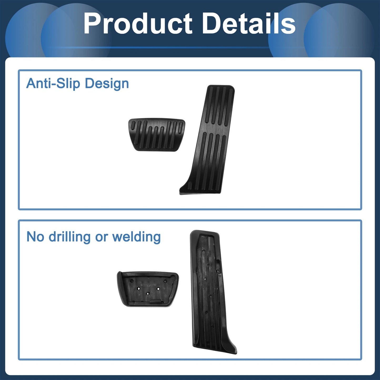 Automatic Foot Accelerator Pedal Covers for Toyota Harrier (2022)