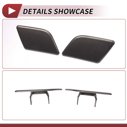 2x Front Left & Right Washer Nozzle Cover Caps for BMW X1 (2013-2015)