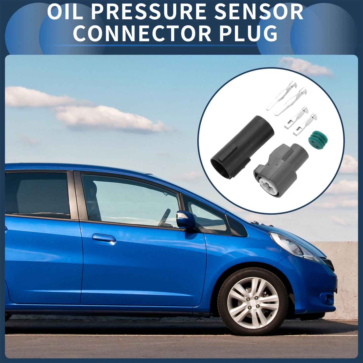 Oil Pressure Sensor Connector Plug for Honda Civic (2001-2005) - 1 Set