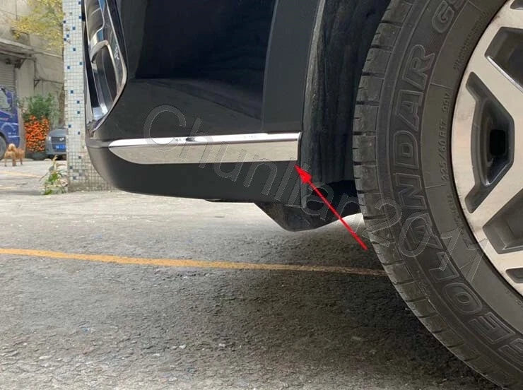 Front Chrome Corner Protector Trim for 2019-2021 Subaru Forester 2 x Covers