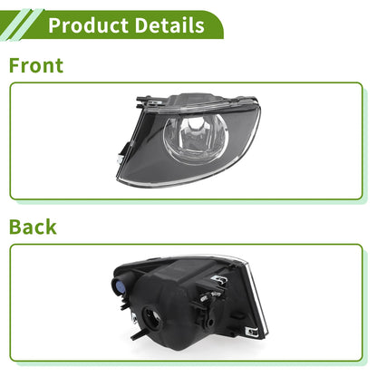 Left Fog Light Grill for BMW 3 Series (2007-2011) - 1 x Quality Replacement