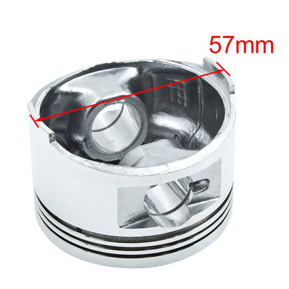 Piston Kit 57mm with Pins Rings Clips for GY6-150