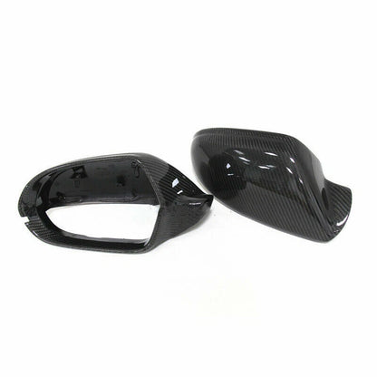 Carbon Fiber Mirror Housing Covers for Audi A6 C7 S6 RS6 (2012-2018)