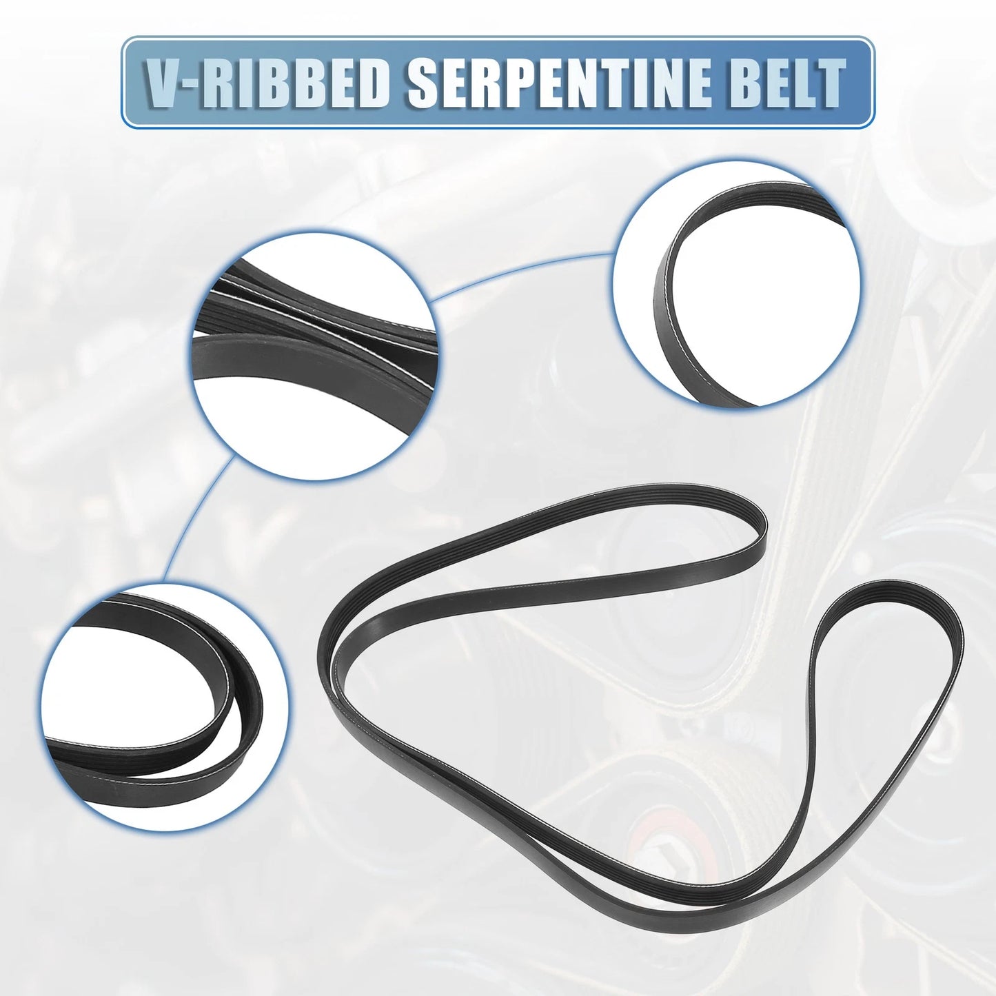 V-Ribbed Serpentine Drive Belt 3.4L for Chevy Venture (2003 - 2005)