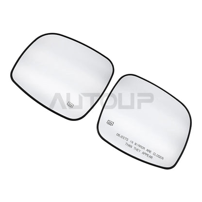 Pair / Mirror Glass Heated for Dodge Grand Caravan Chrysler Town Country (2008–2016)