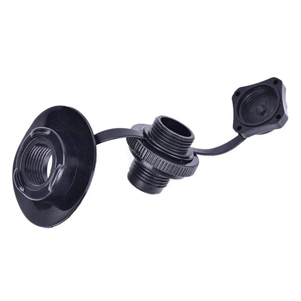 Black Air Valve for Intex Inflatable Boats/Airbeds, Easy Install