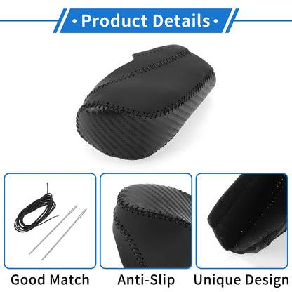 Gear Shift Knob Cover for Chevrolet Cruze (2011 - 2015) Carbon Fiber Black