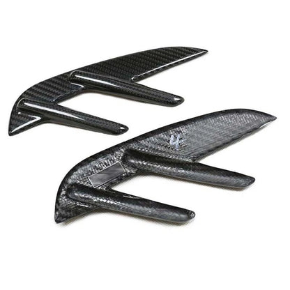 Real Carbon Fiber Side Fender Air Vent Cover Trim For BMW M3 G80 2021-2023