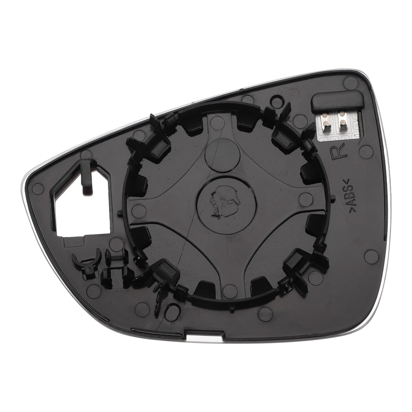 Right Side White Heated Mirror Glass w/ Back Convex for Ford Focus (2018-2023)