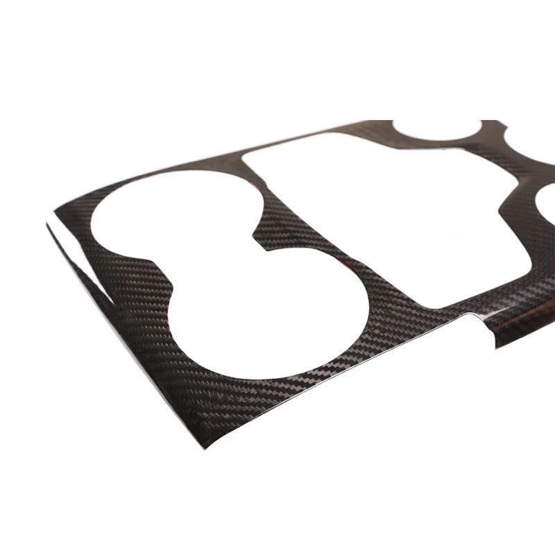 Real Carbon Fiber Console Gear Shift Panel Cover For Alfa Romeo Giulia 2020-2025