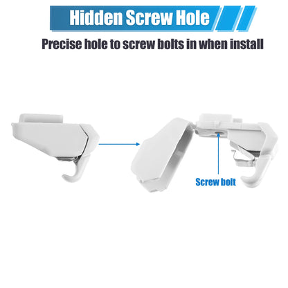 Sun Visor Support Clip Retainer for Jeep Renegade (2015-2018) Gray