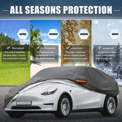 Waterproof 210T Polyester Car Cover for Tesla Model Y (2020-2023)
