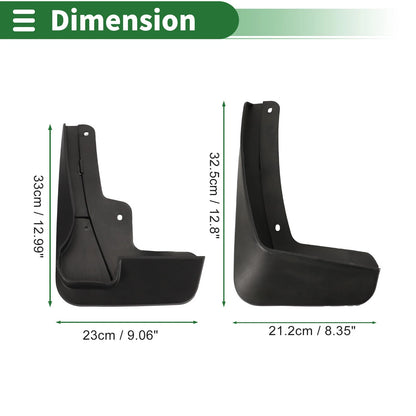 2 x Mud Flaps Splash Guards for Buick Envision (2016–2019)