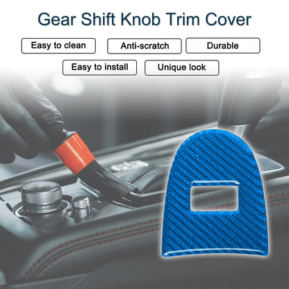 Gear Shift Knob Cover Sticker for Corvette C6 Z06 (2005-2013) Light Blue