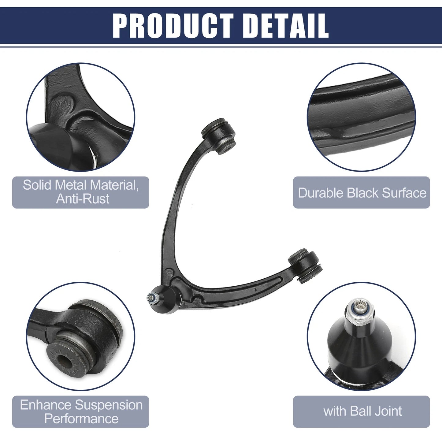 2 x Front Upper Control Arm Ball Joints for Chevrolet Avalanche (2002-2013)