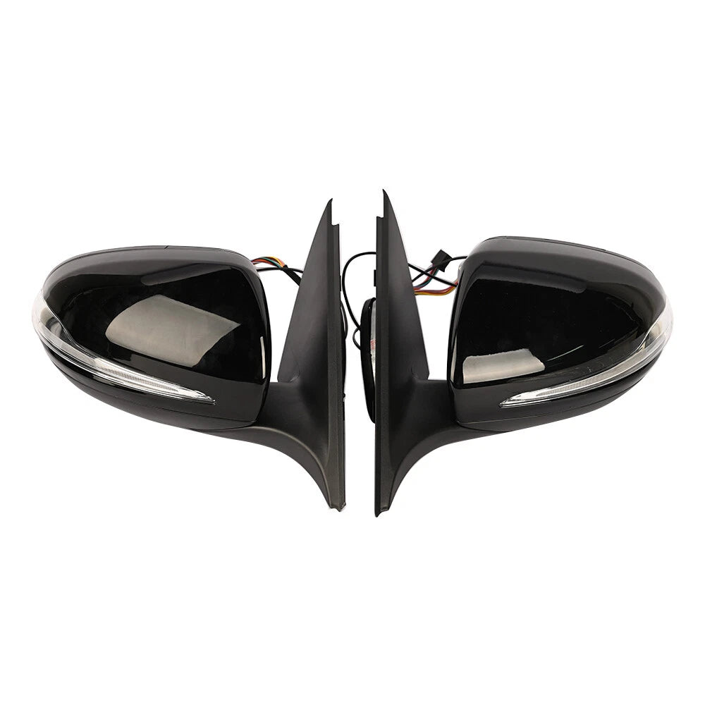 2 x Left & Right Rear View Mirror for Mercedes W205 C class (2014–2021)