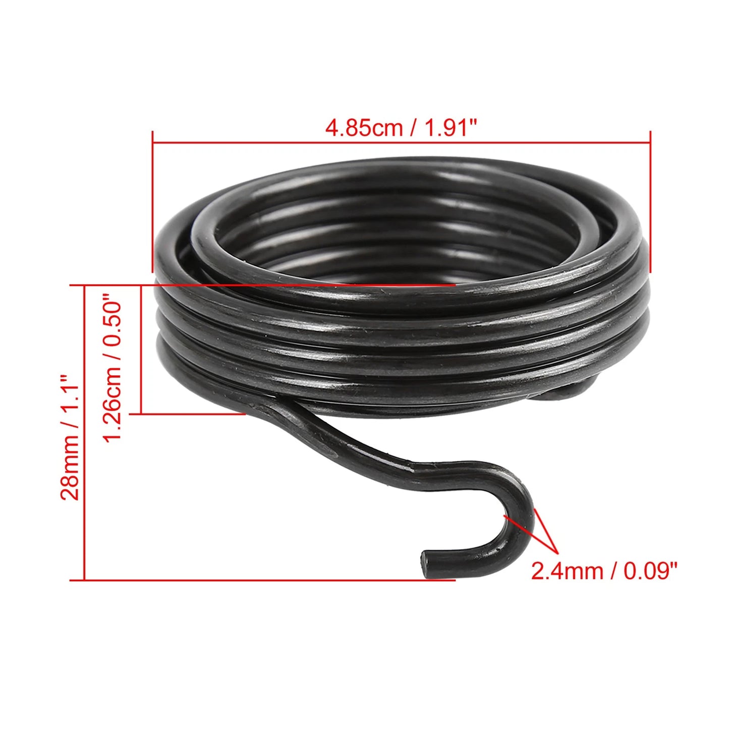 Kick Start Return Spring Black for CG125