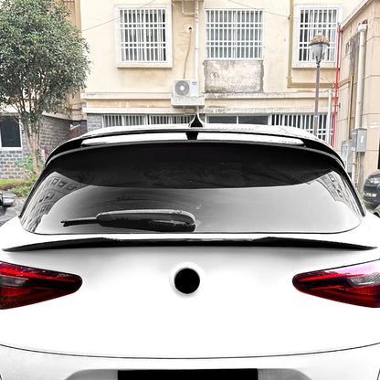 1x Gloss Black Rear Spoiler Lip for Alfa Romeo Stelvio (2018-2024)