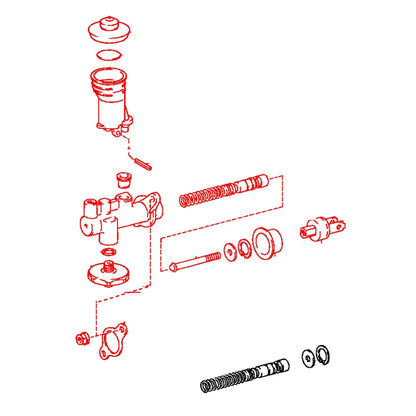 5/8 Clutch Master Cylinder for Toyota Mark II Cressida GX60 LX60 1980-1984