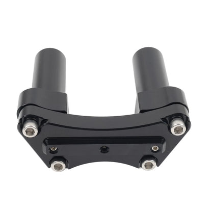 4" Handlebar Risers Top Clamp Mount for Harley Sportster Dyna Softail (2004-2023)