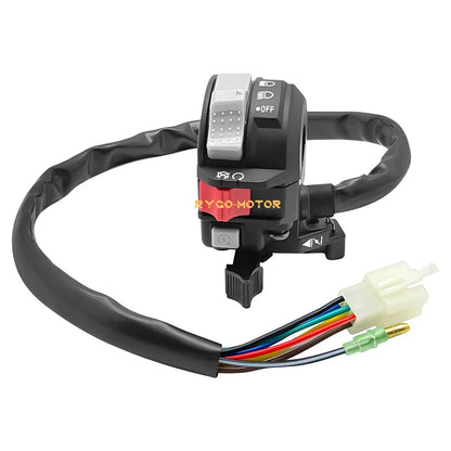 Left Handlebar Start Kill Switch Headlight for Yamaha Kodiak 400 (2000–2001)