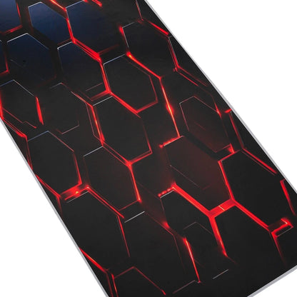 Honeycomb Print Door Window Center B-Pillar Covers for Car