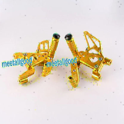 Adjustable Footpegs for DUCATI 1199 Motorcycle Rearset Gold (2012-2014)