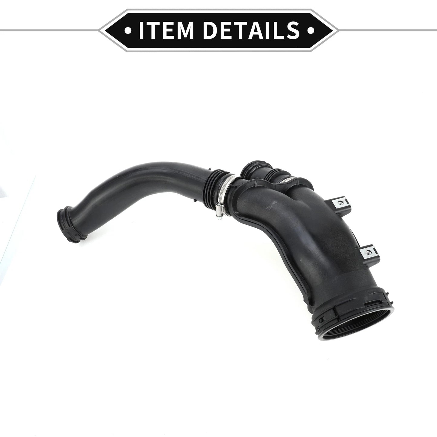 Car Intake Hose for BMW F01 7 Series 740i (2007-2012) - Black 2 x No.13717582312