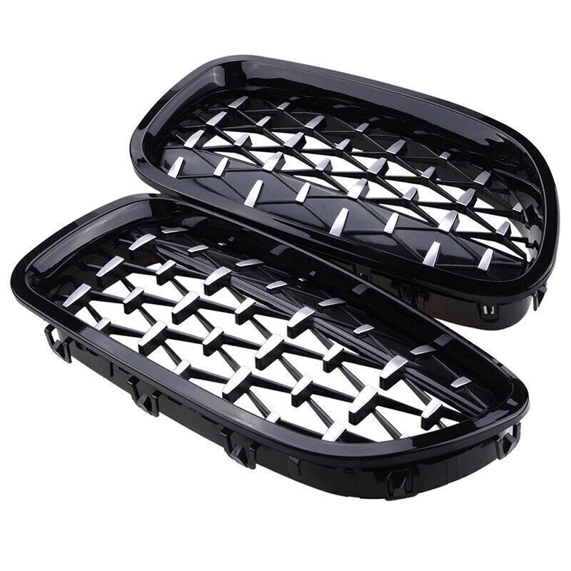 Black Front Kidney Grille for BMW 5-Series F10 F11 F18 528i 535i (2010-2016)